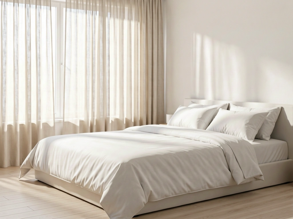 Klidná ložnice pro hlubokou regeneraci